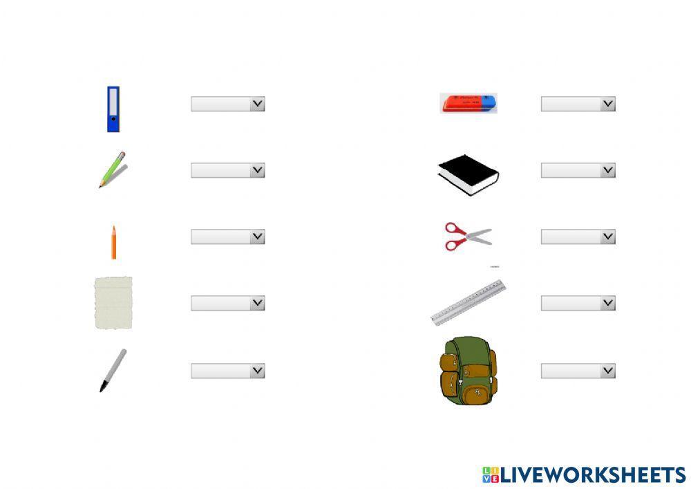 Les affaires scolaires