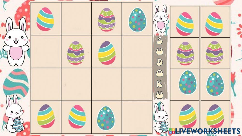 Sudoku de Pascua Sudoku de Pascua