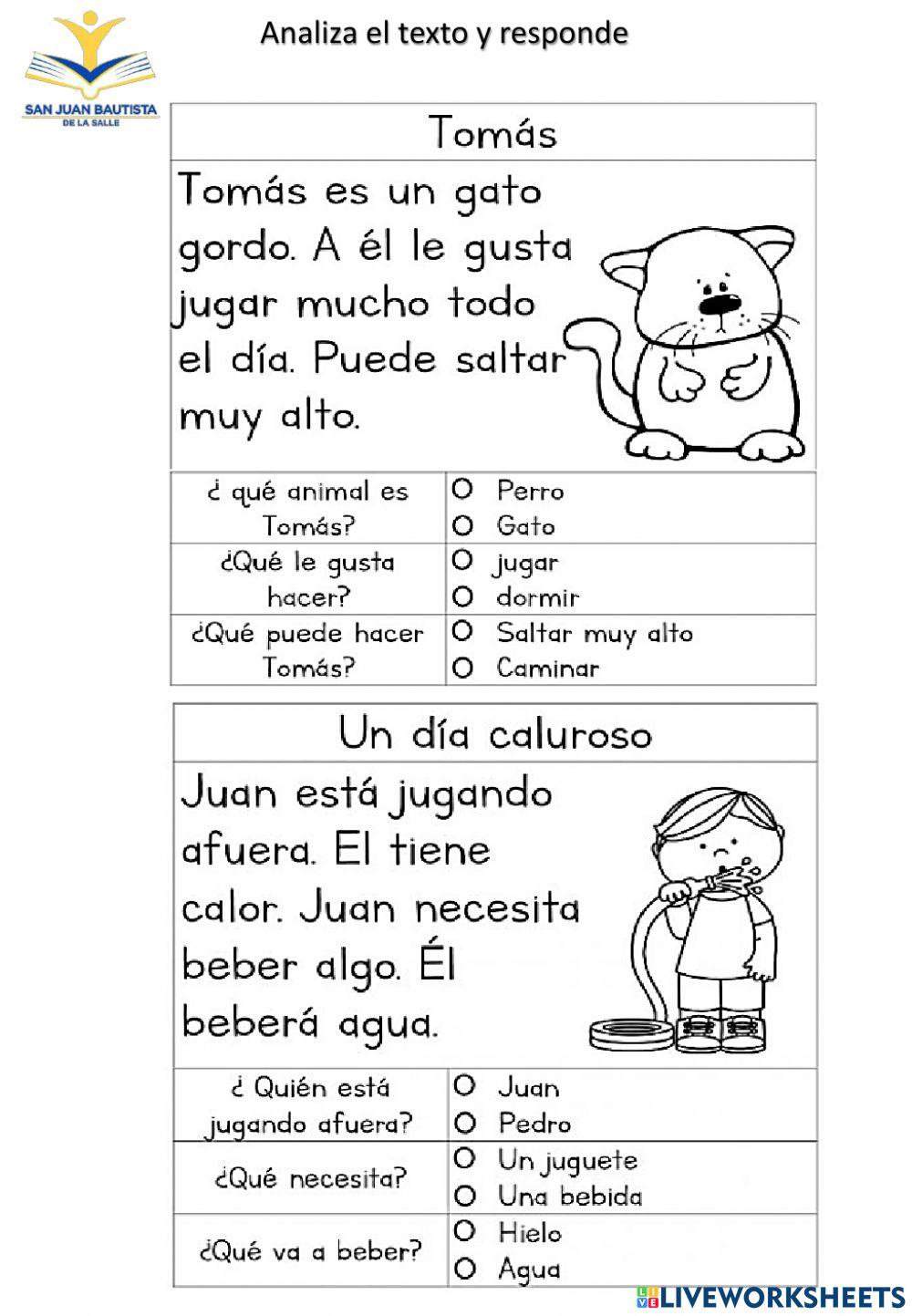 Análisis de lectura