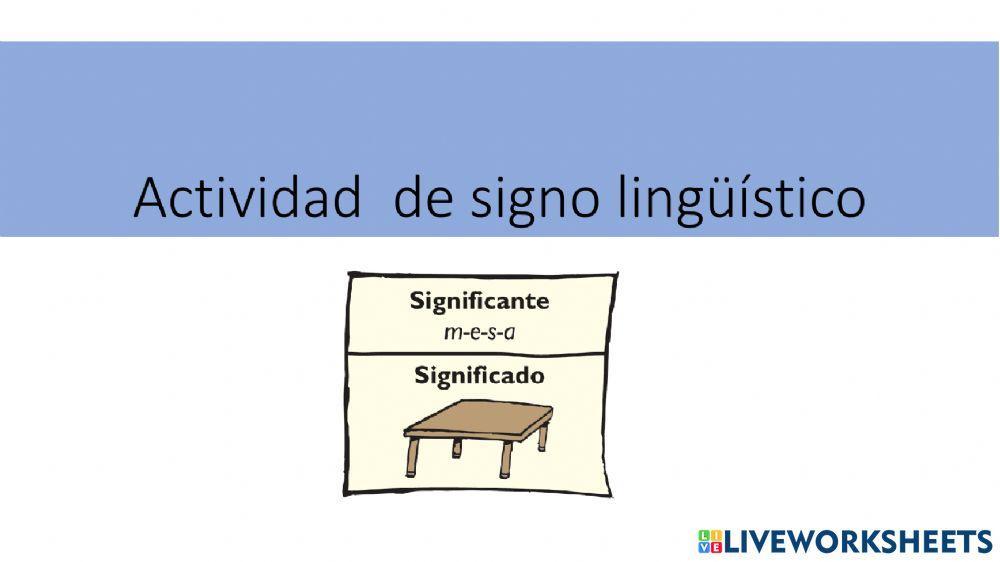 Singno linguistico