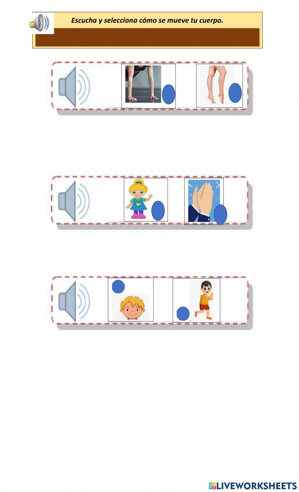 Las partes del cuerpo