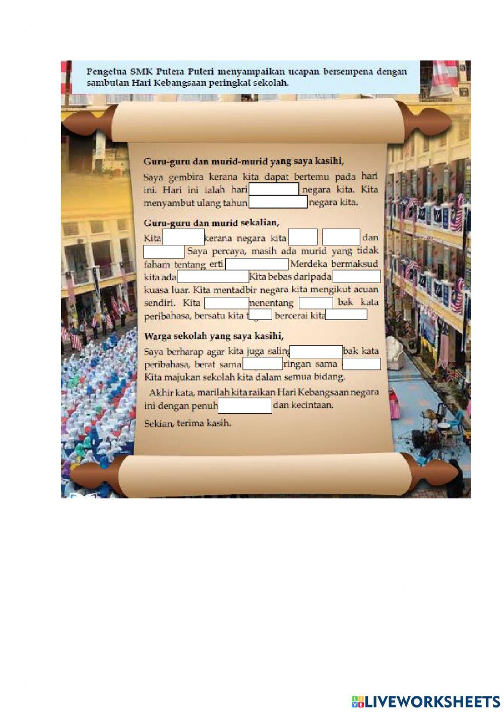 Unit 5 : amalan bahasa melayu