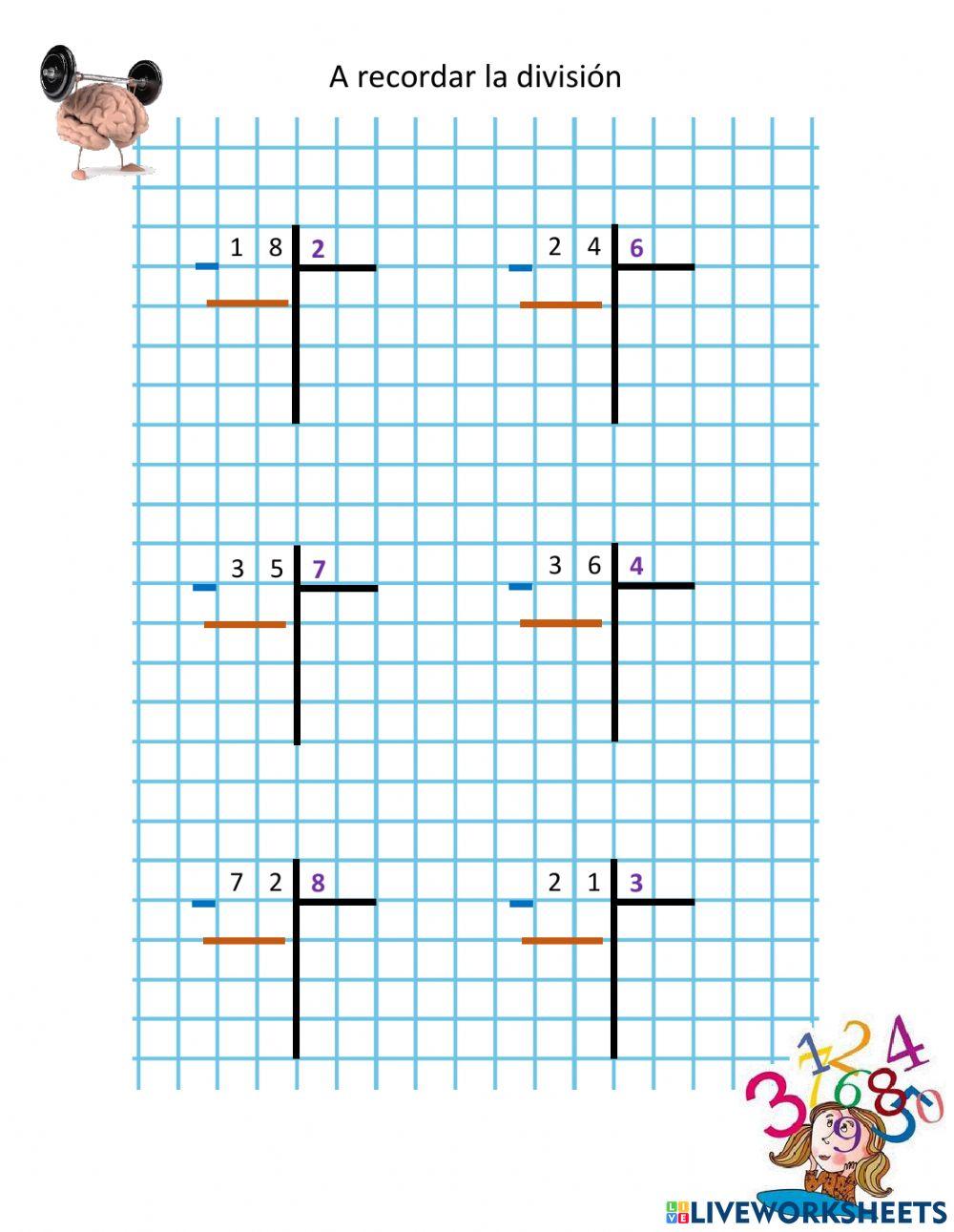 Recordar la división