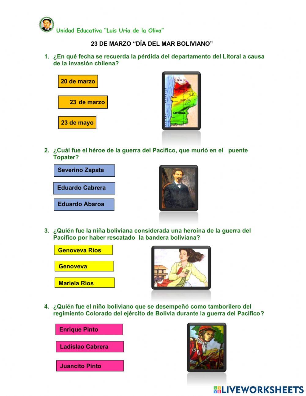 23 de marzo -Día del mar-