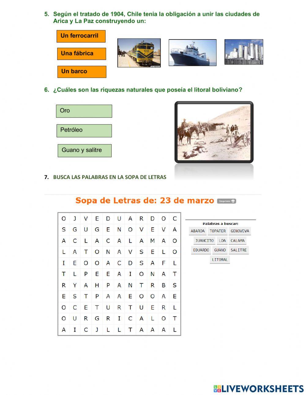 23 de marzo -Día del mar-