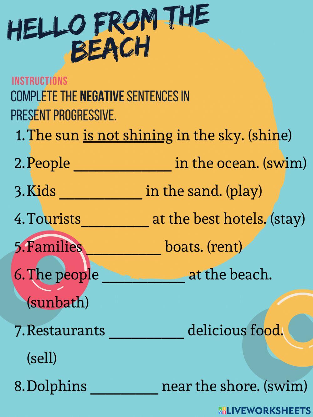 Hello from the beach!!