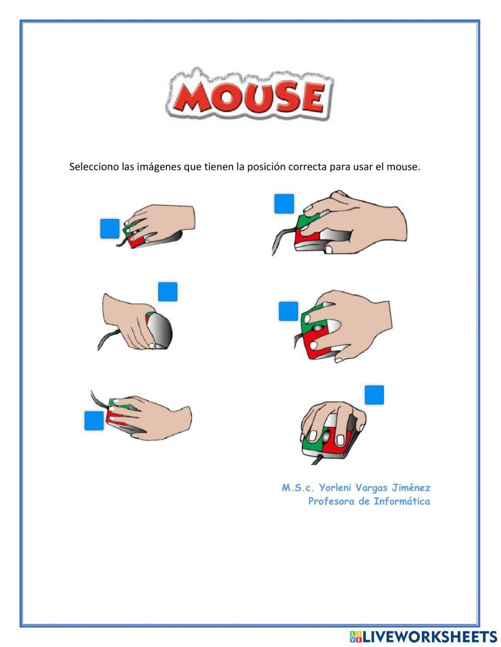 Posición Correcta del Mouse