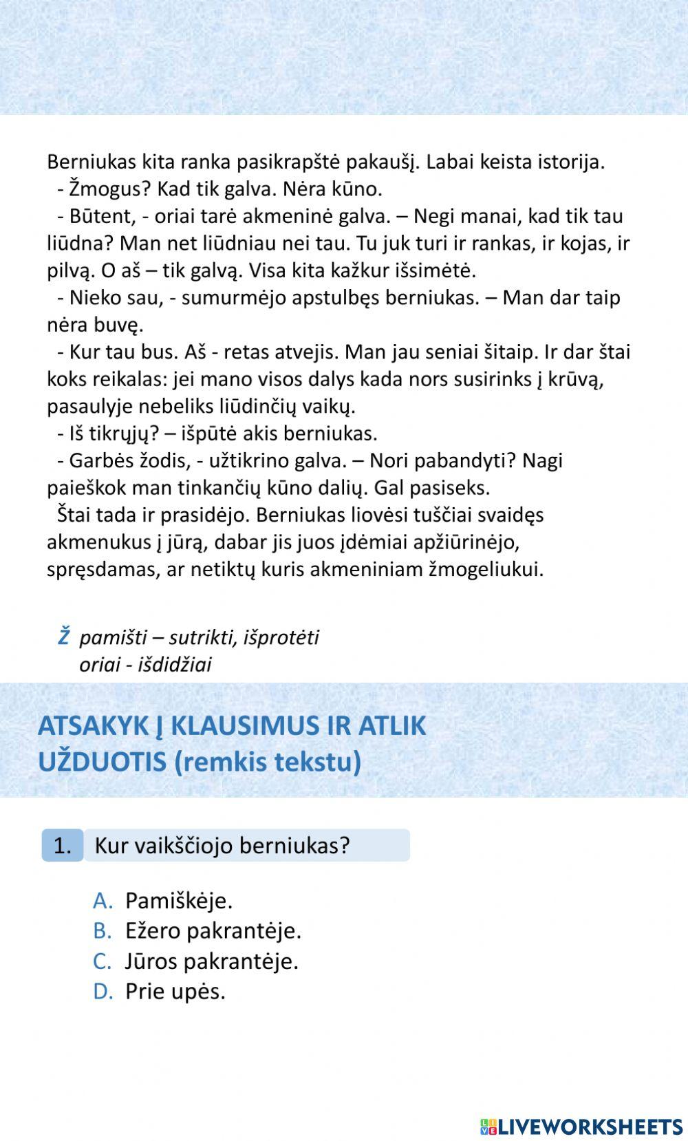 Akmeninis žmogeliukas