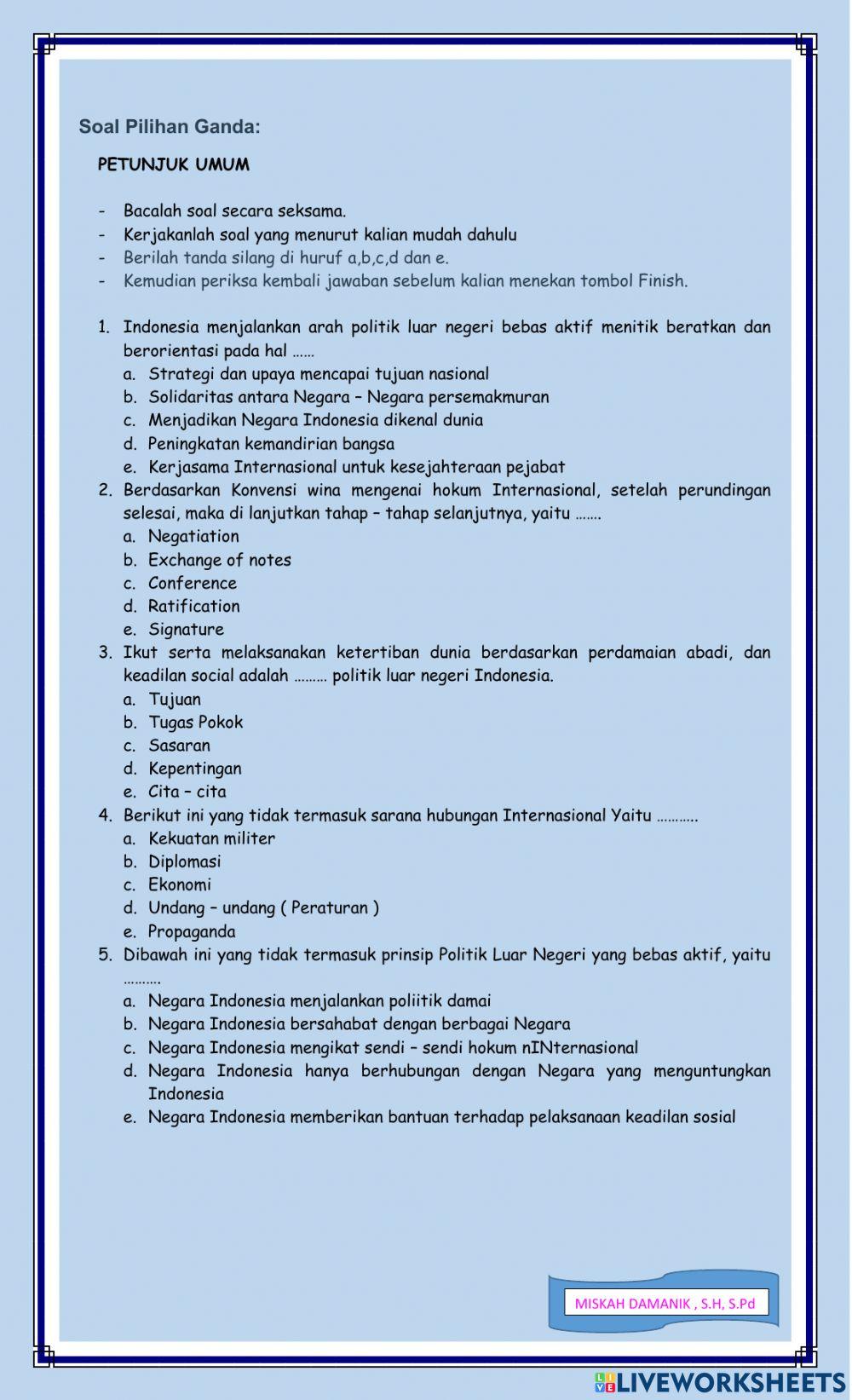 Hubungan internasional