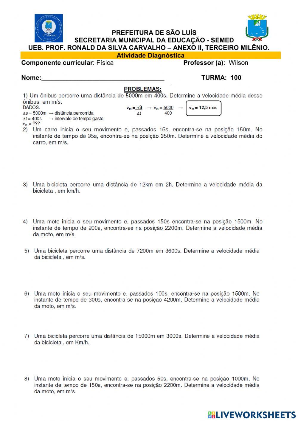 PPT - Física A – Aulas 16 e 17 PowerPoint Presentation, free download -  ID:4889077, image size:1000x1413