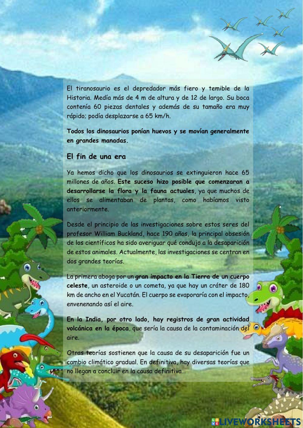 Era de los dinosaurios