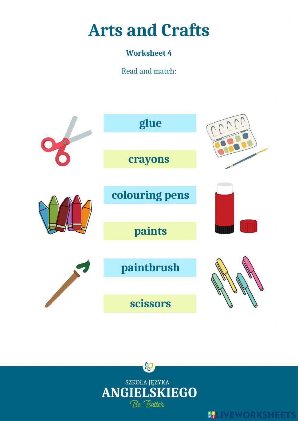 Arts and Crafts - Unit 8 - Worksheet 4 - BI2