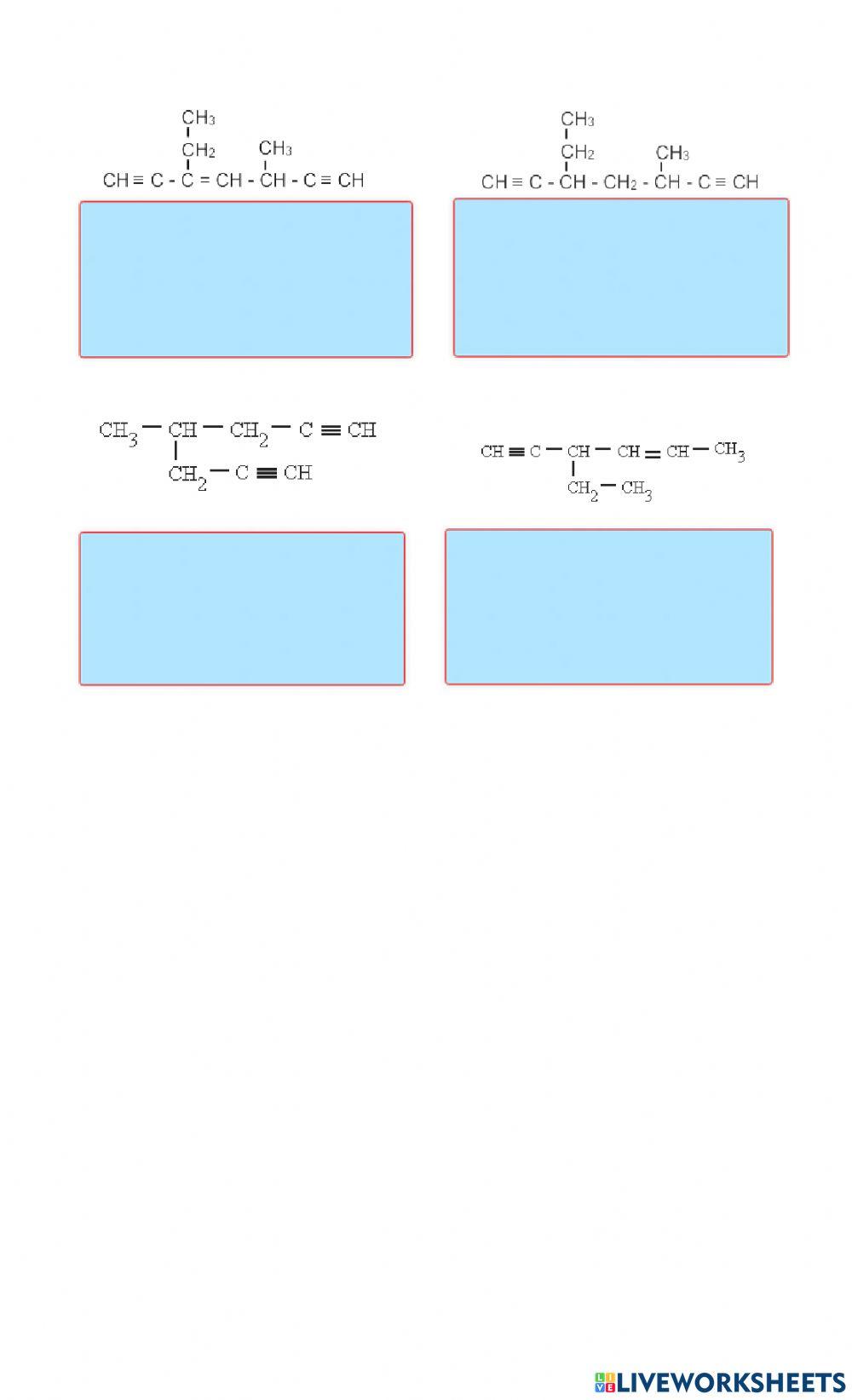 Evaluación de cadenas del carbono