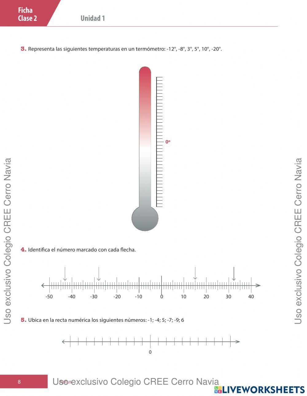 Orden y comparación de enteros