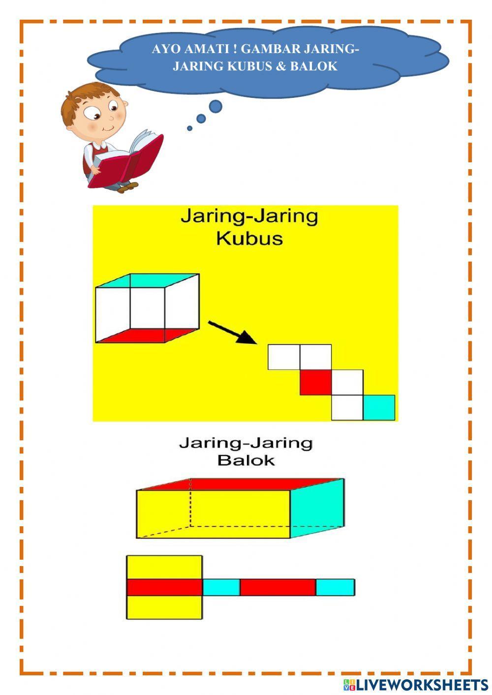 LKPD Matematika (Jaring-Jaring Kubus & Balok)