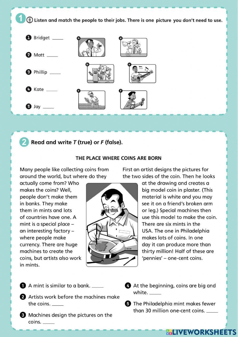 Jobs and past simple