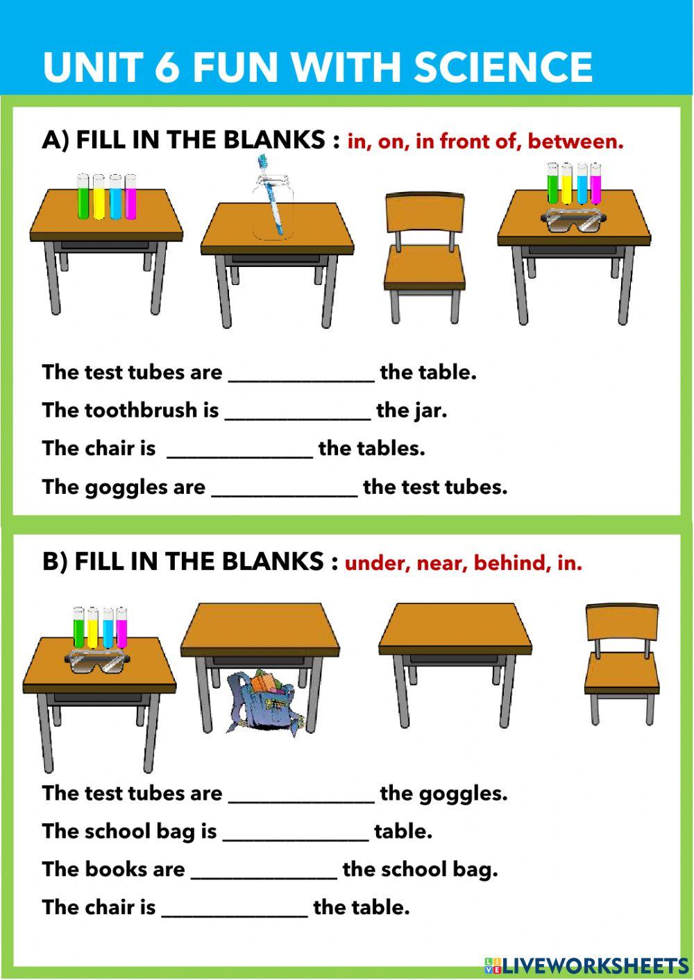 Unit 6 Fun with science
