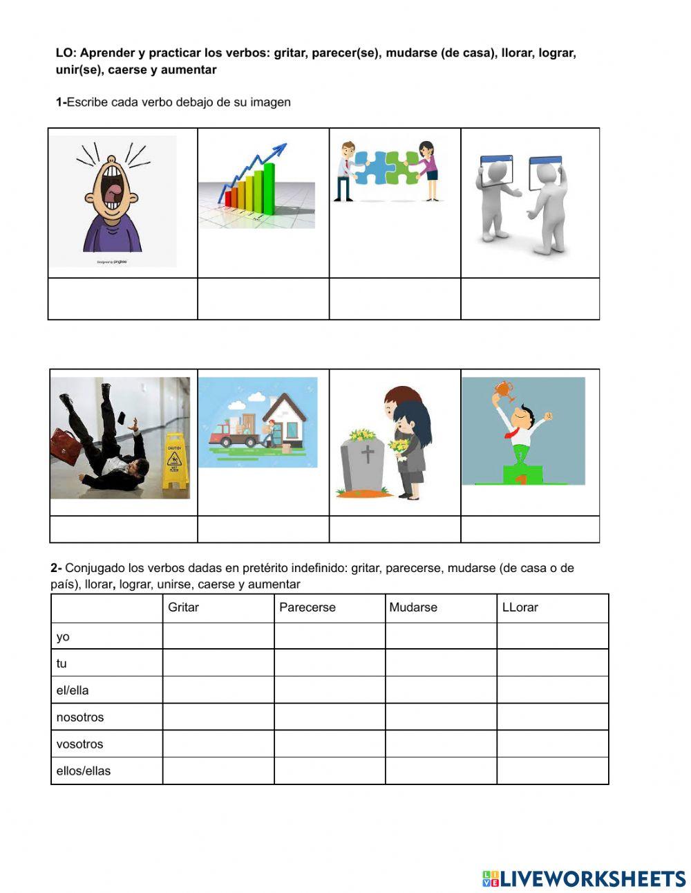 Spanish worksheet-damla