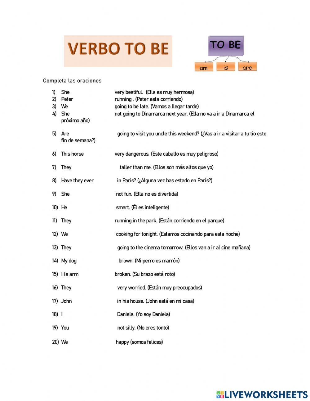 Verb to be