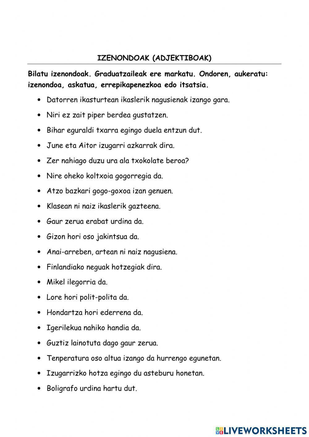 5. ETA 6. GAIAK (EUSKARA)