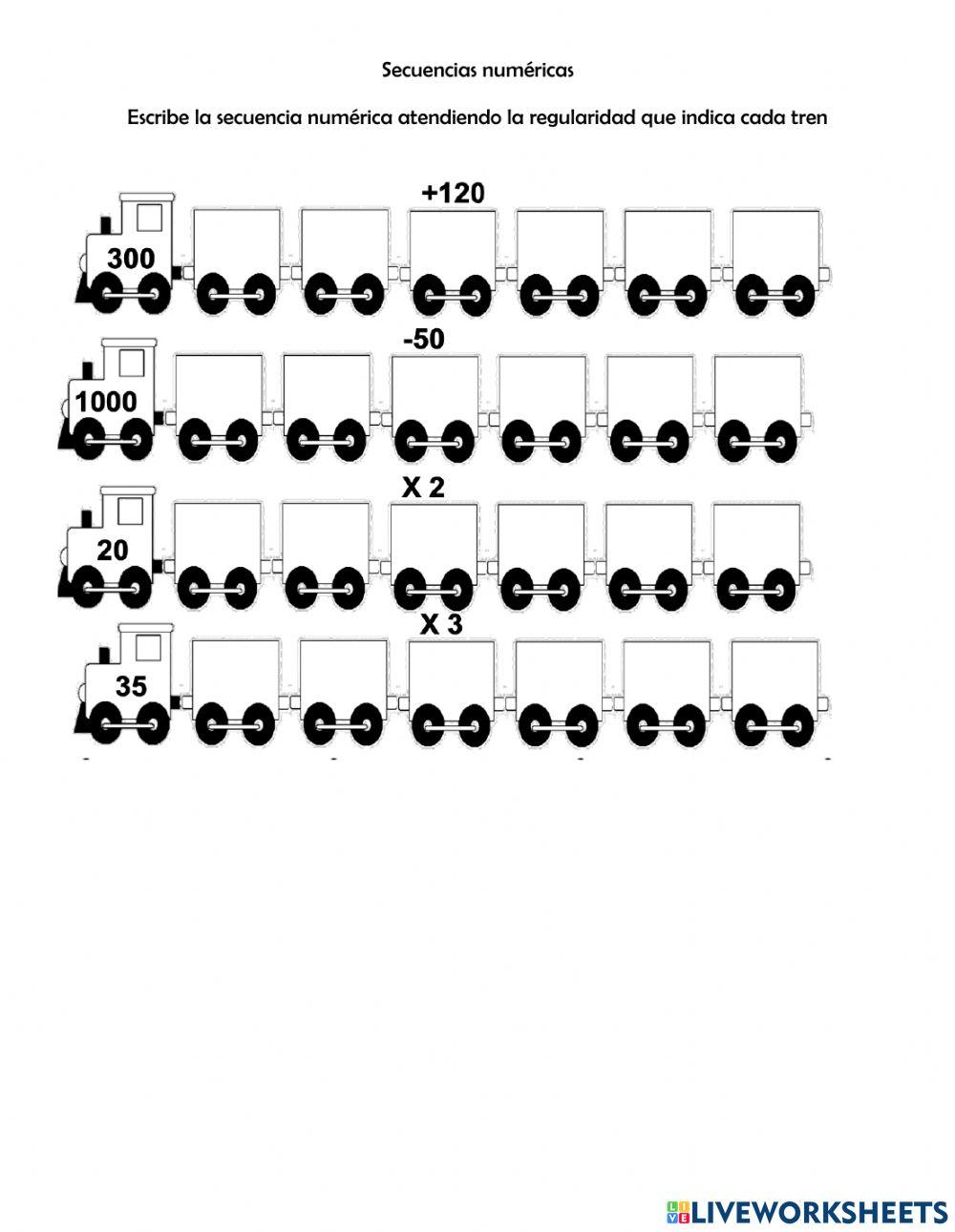 Secuencias numéricas