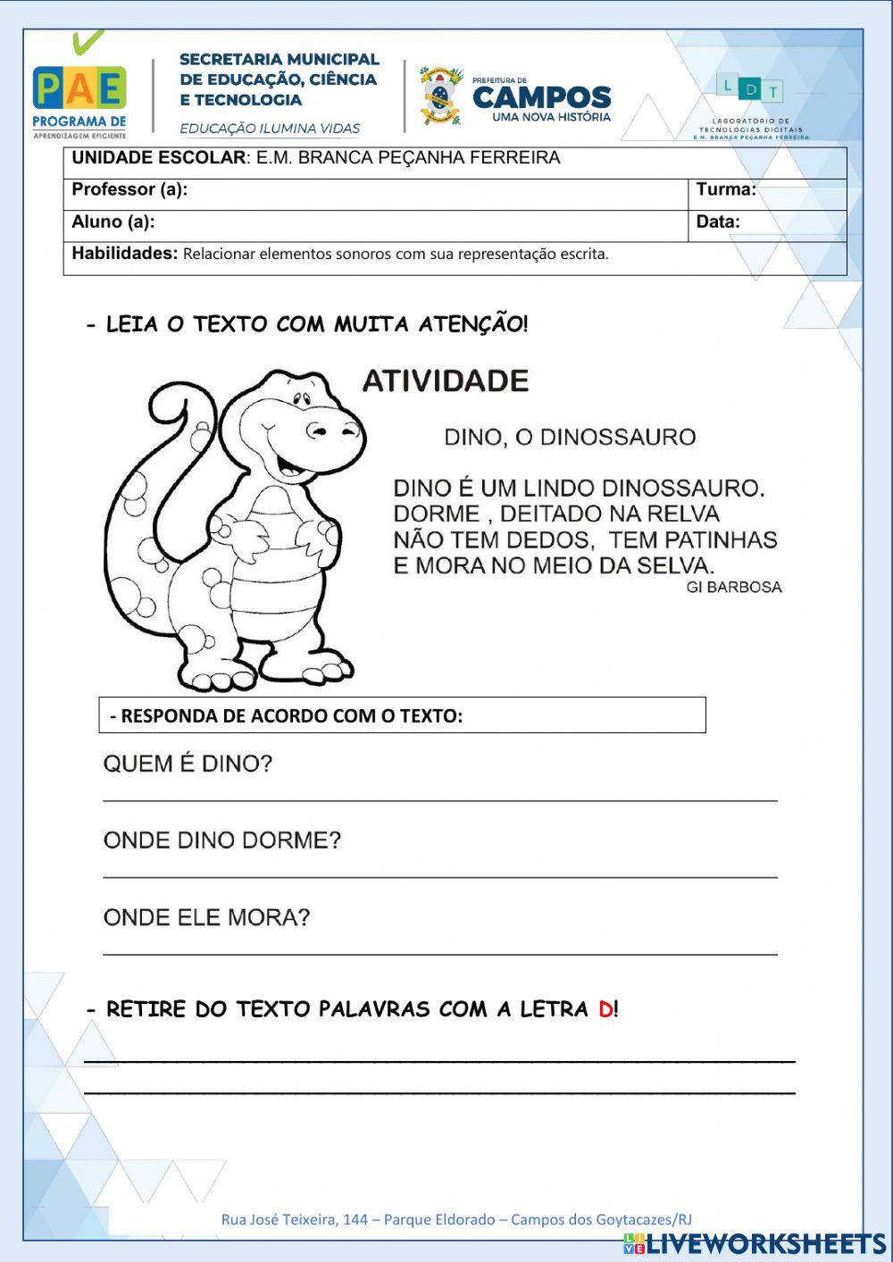 Familía Silábica do D