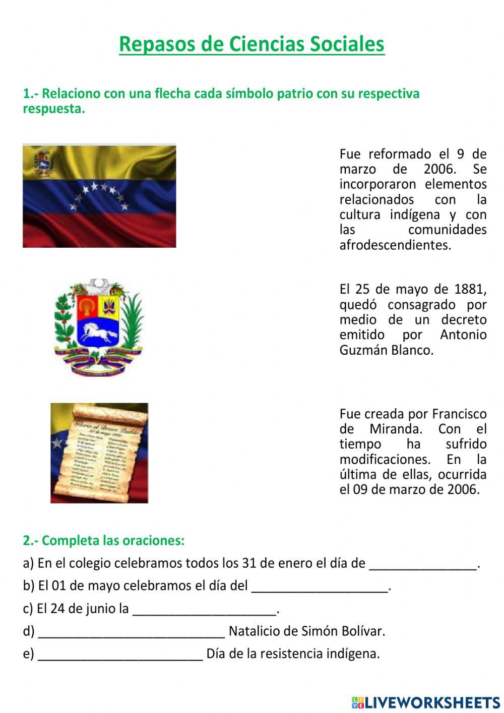 Repaso de ciencias sociales