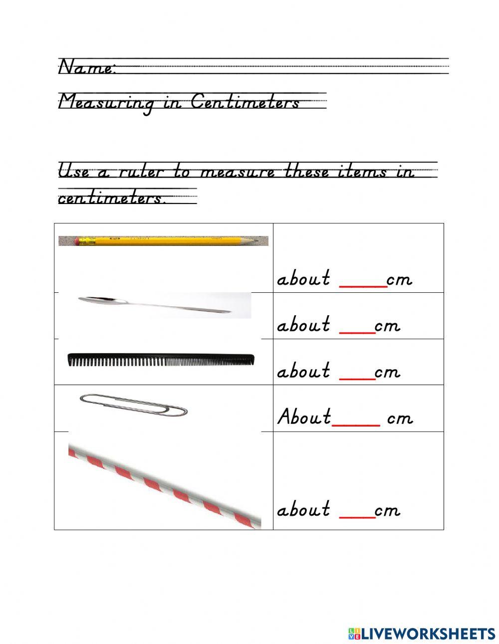 Measure in CM