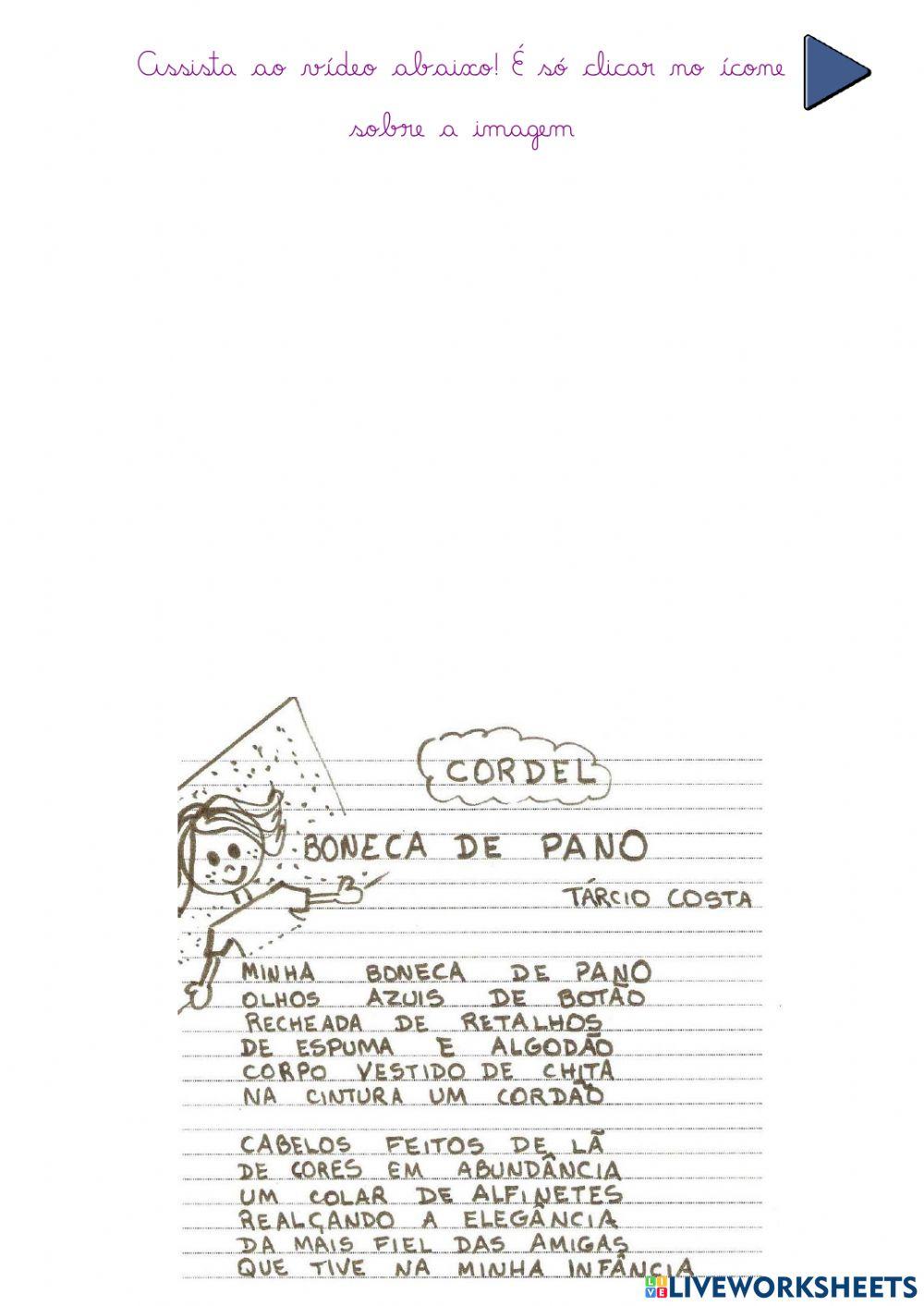 Gênero Textual Cordel