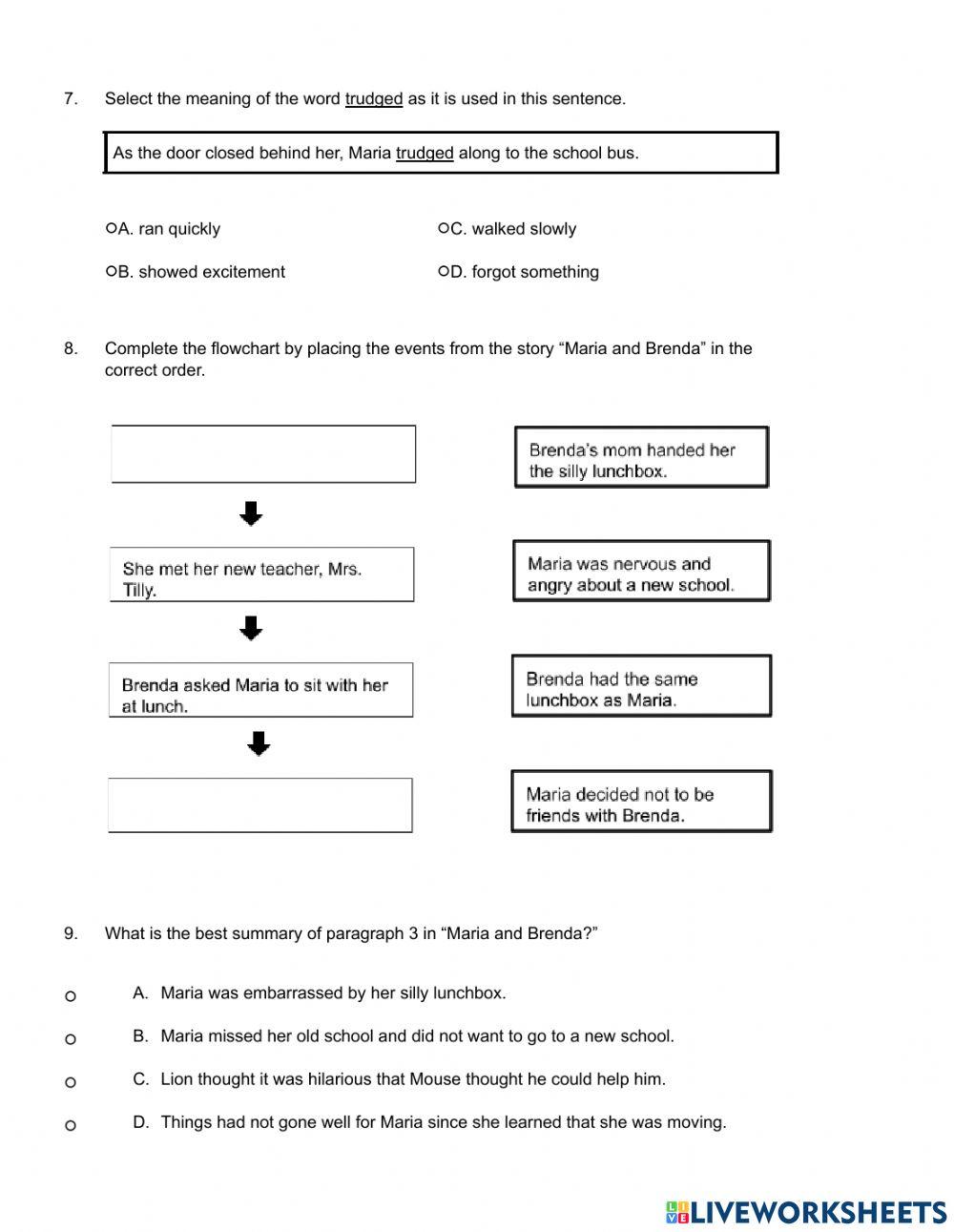 Unit 7 Fiction Assessment