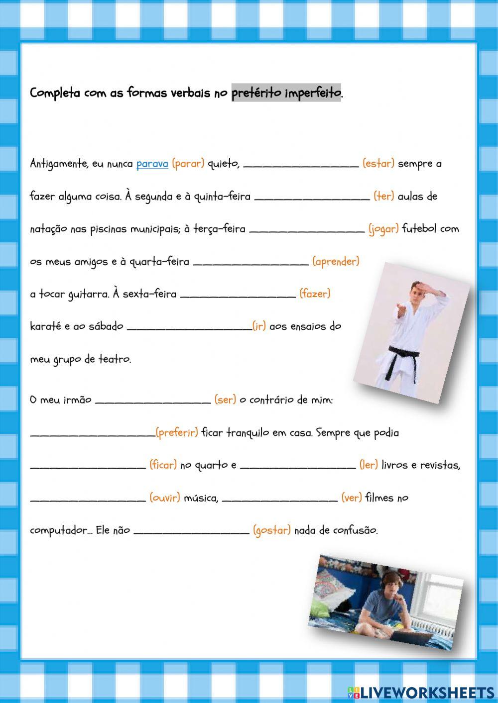 Pretérito imperfeito (5)