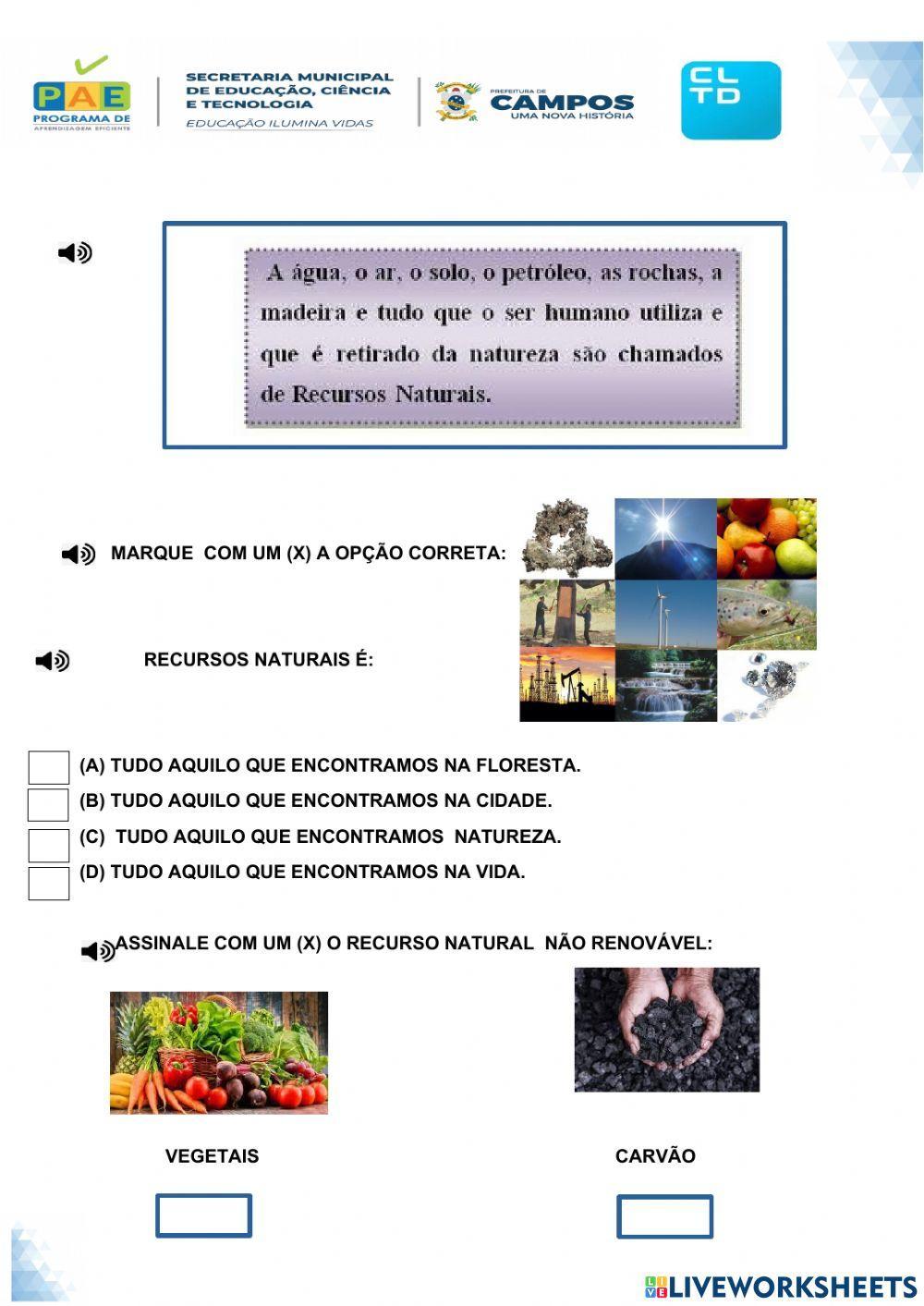 Recursos naturais