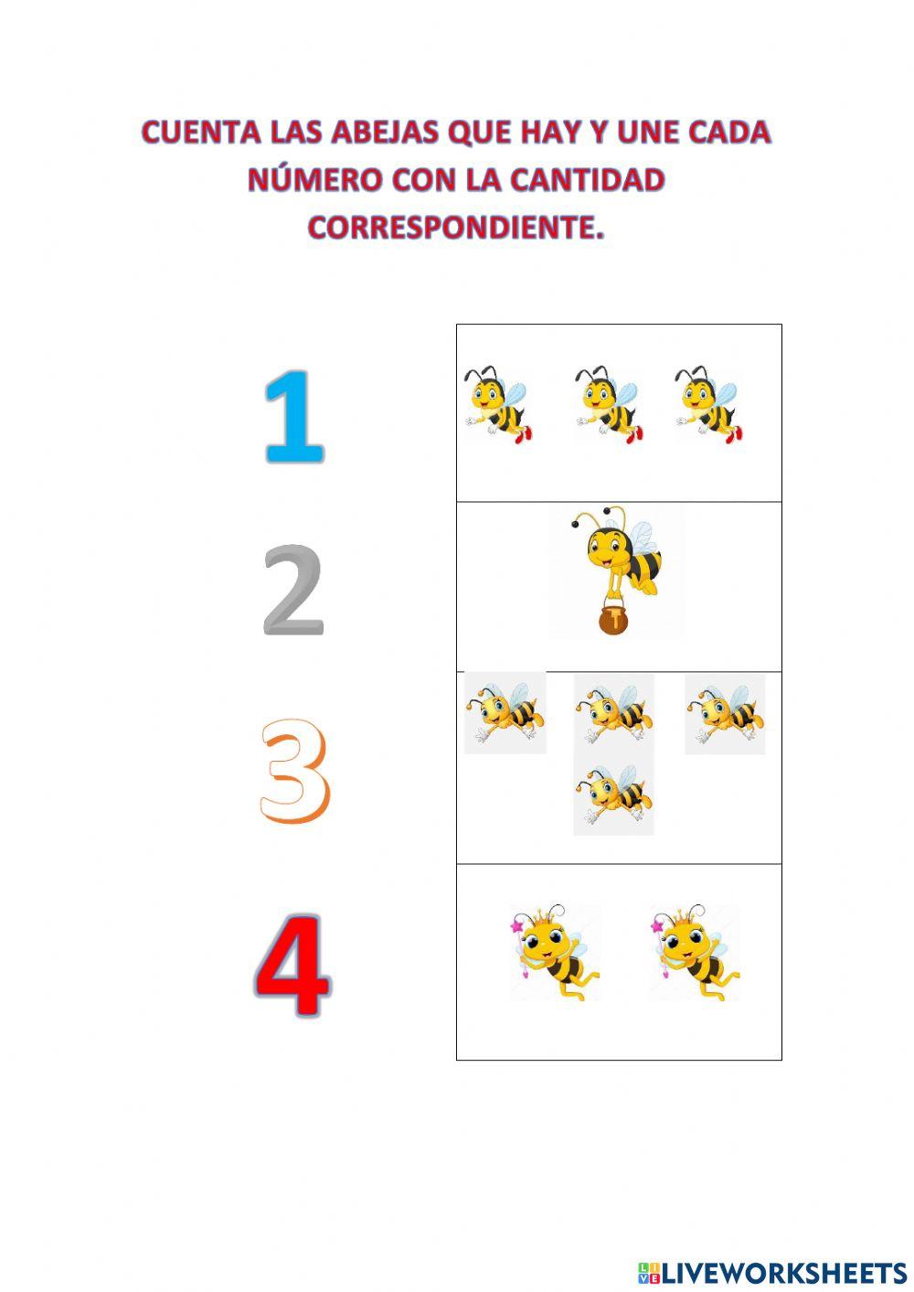 Contamos abejas