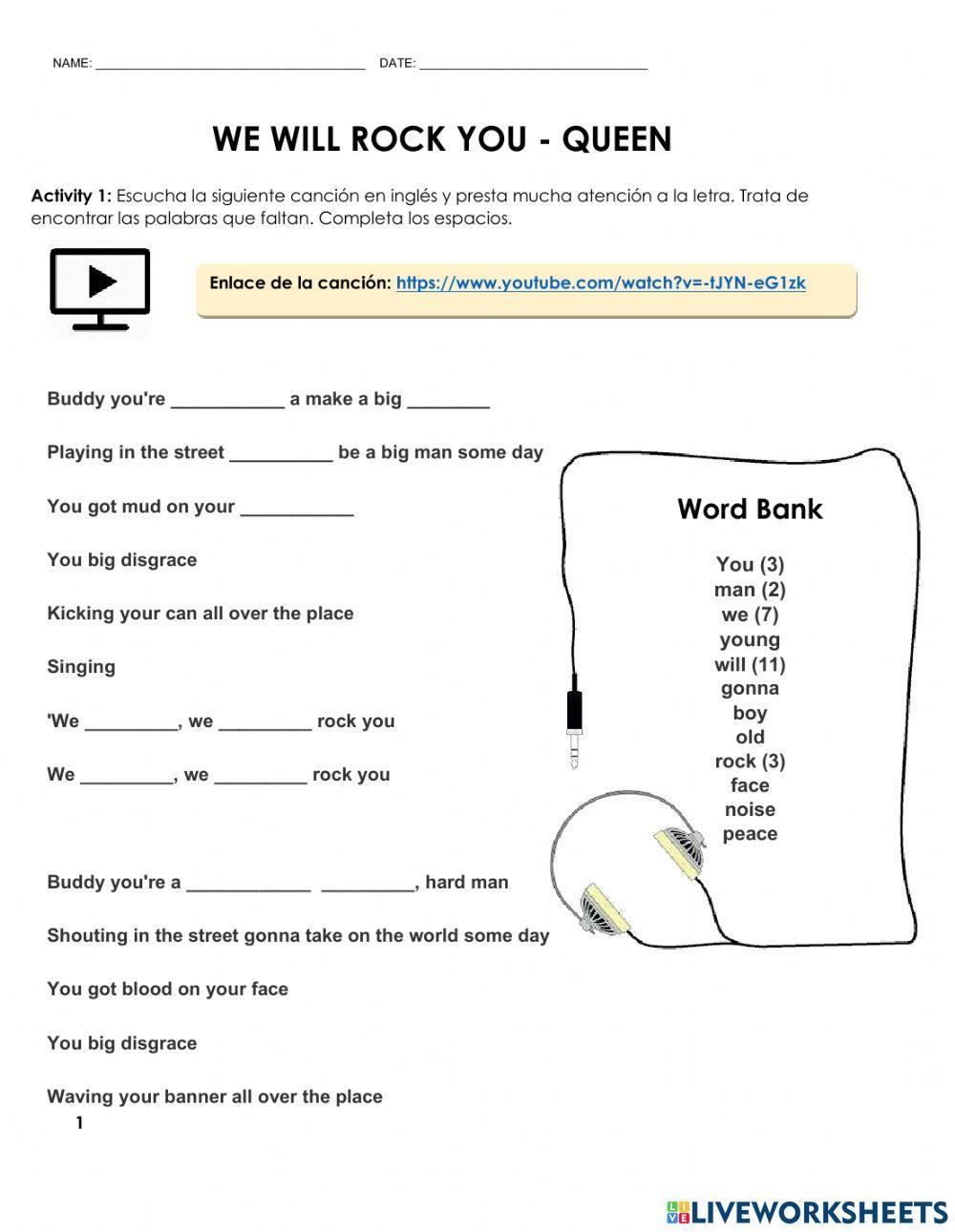 We will rock you - queen