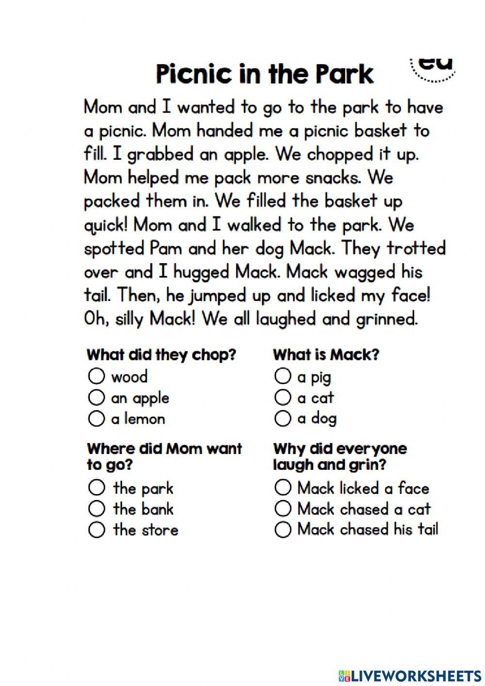 Reading comprehension