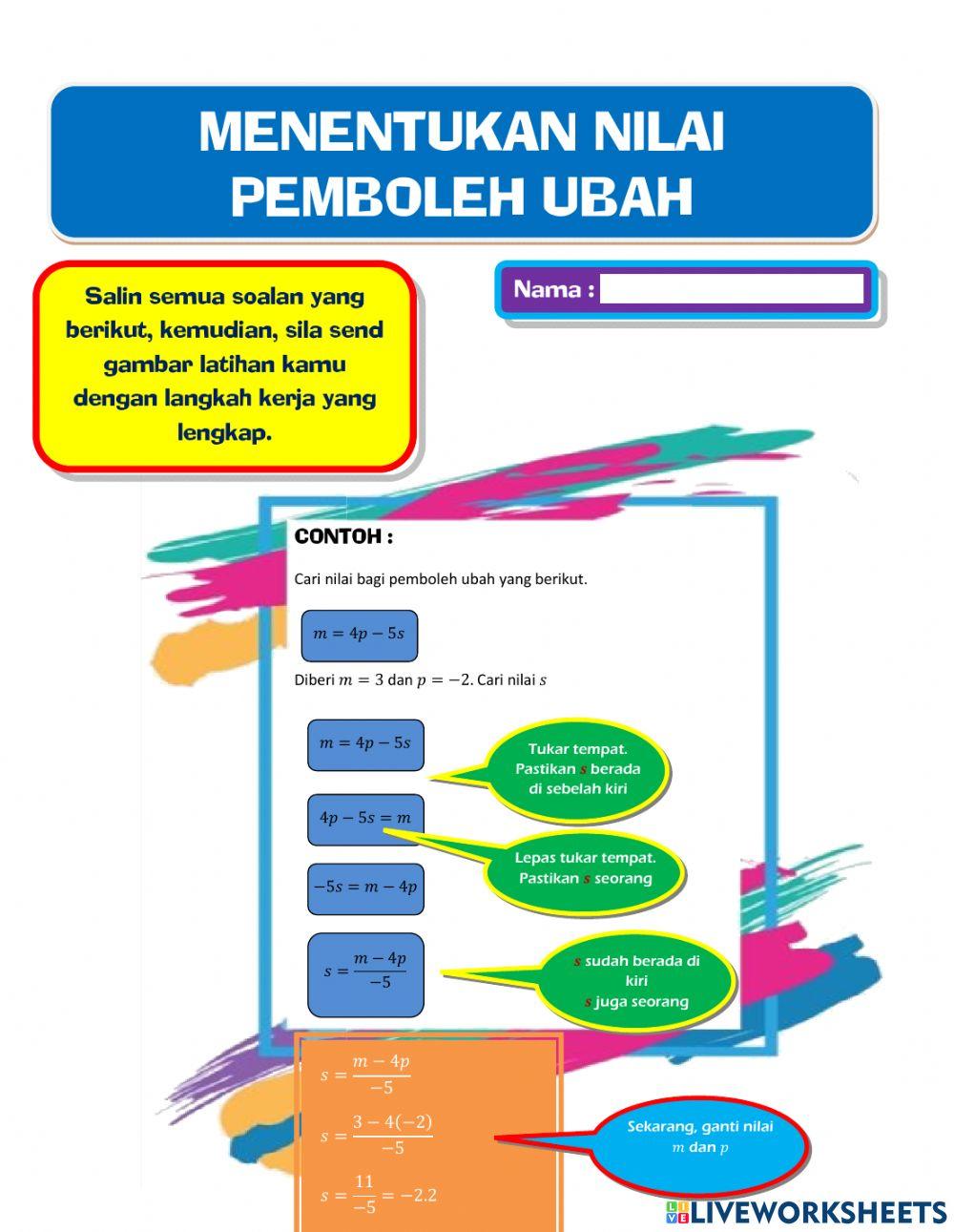 Matematik Tingkatan 2