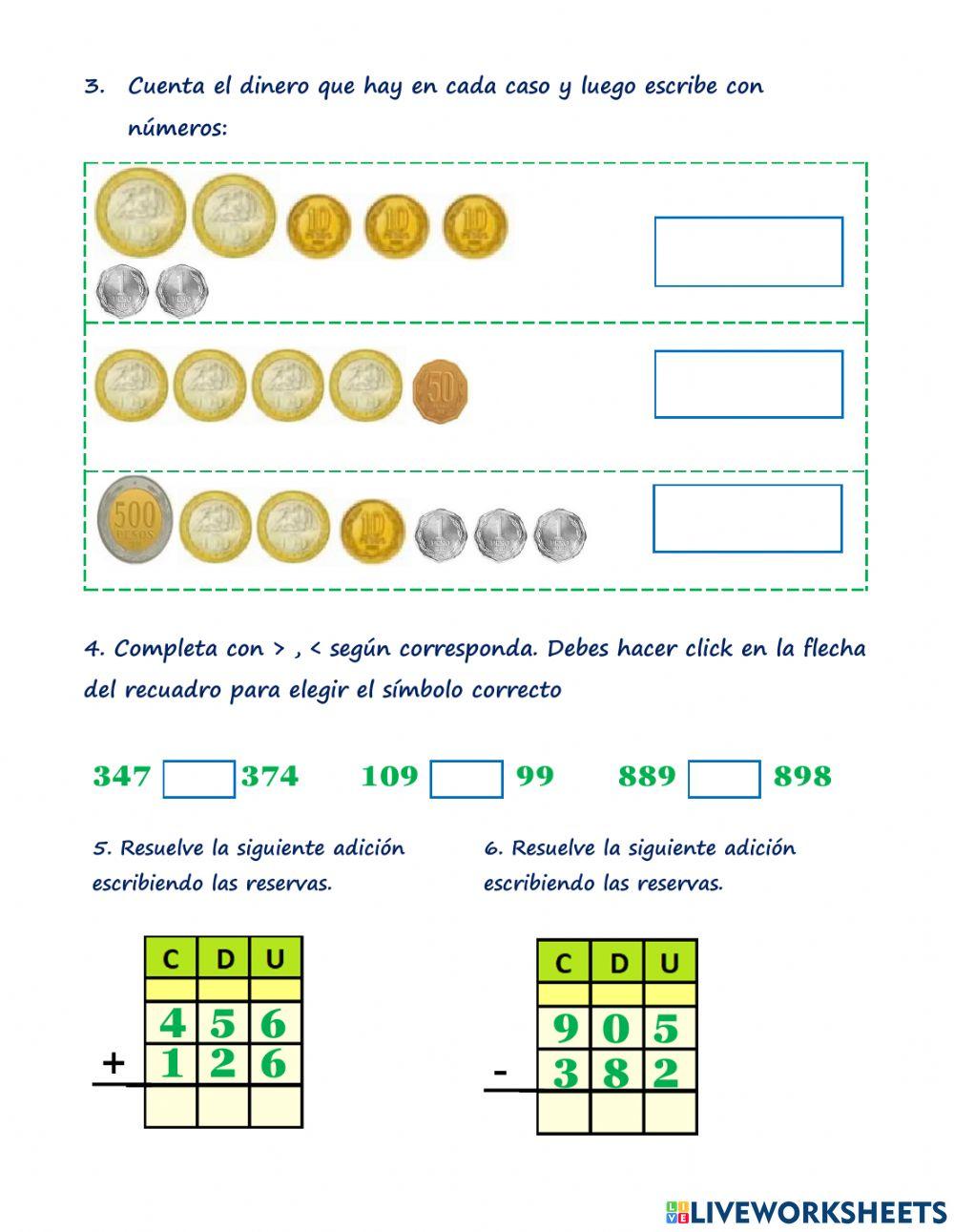 Números hasta el 1.000