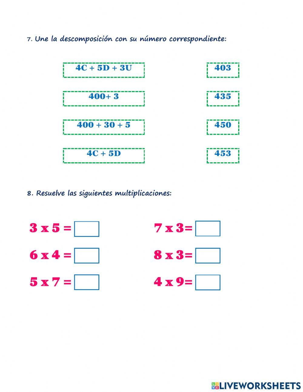 Números hasta el 1.000