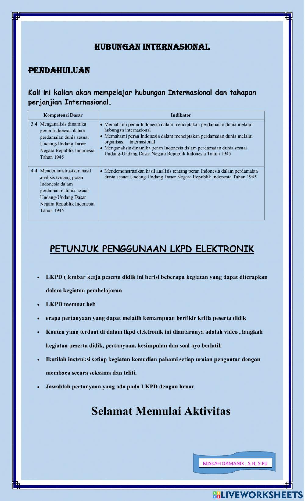 Hubungan internasional