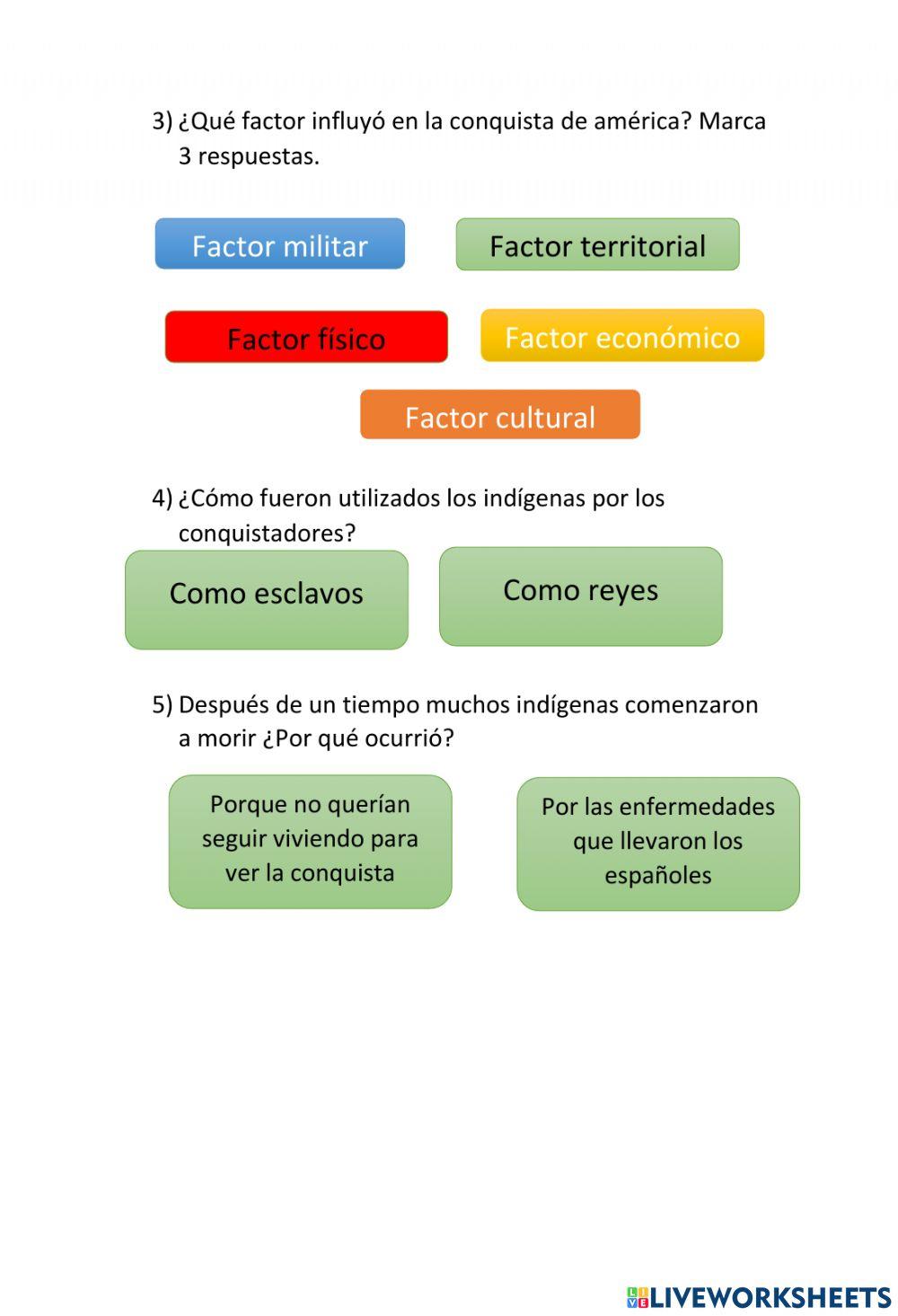 Guía conquista de América