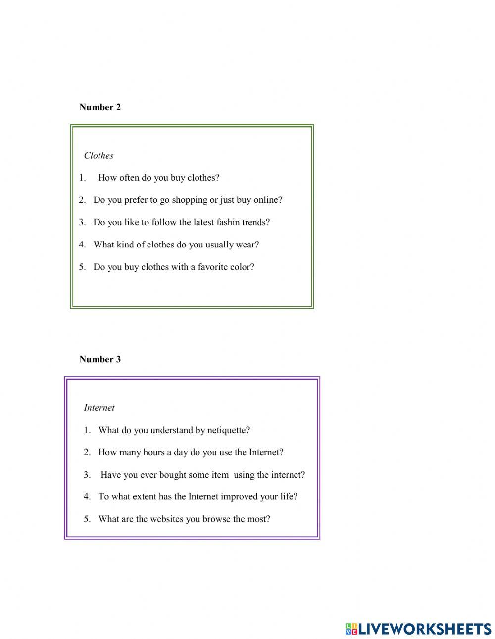 Strengthening speaking skills