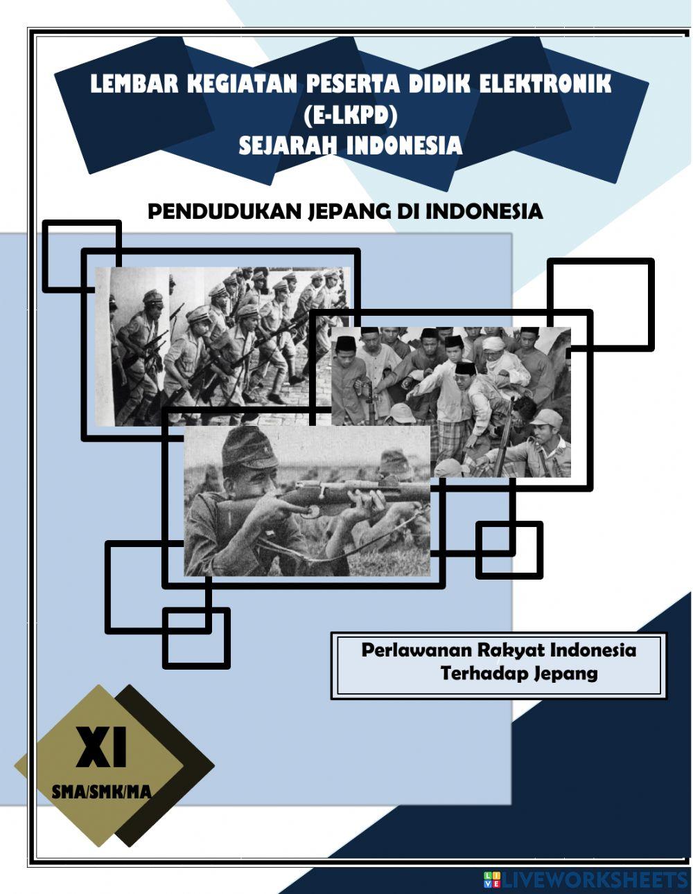 Perlawanan rakyat Indonesia kepada Jepang