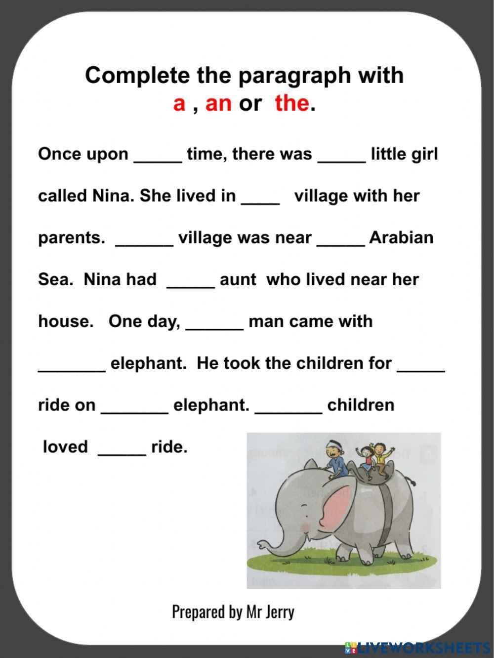 articles-worksheets-for-grade-1