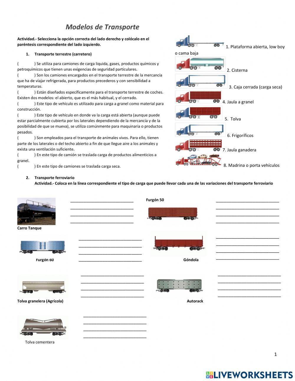 Transporte de mercancías