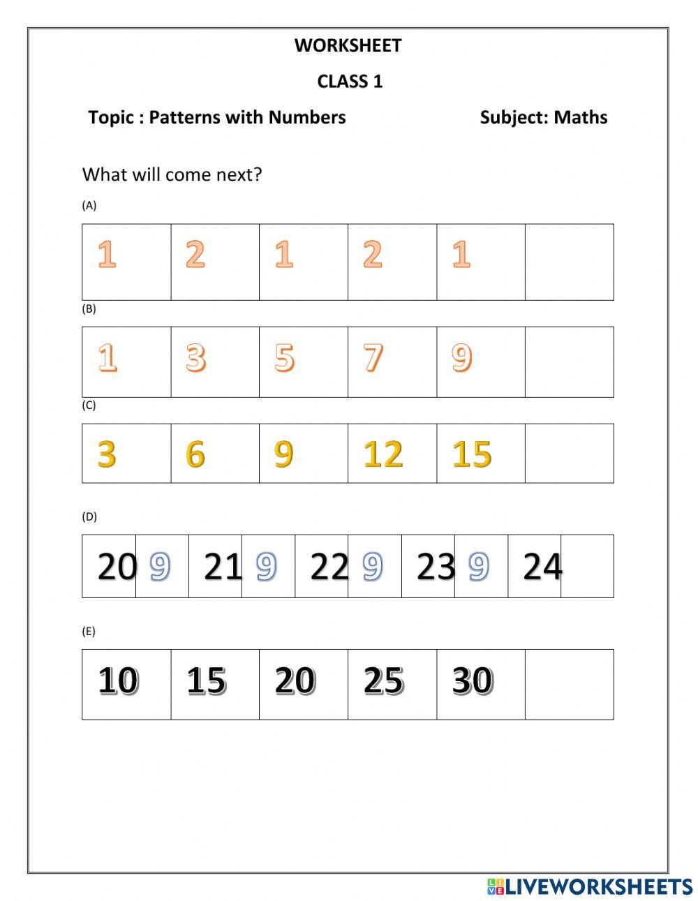 Pattern (number)