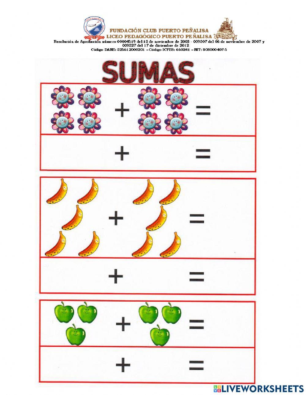 Sumas y restas