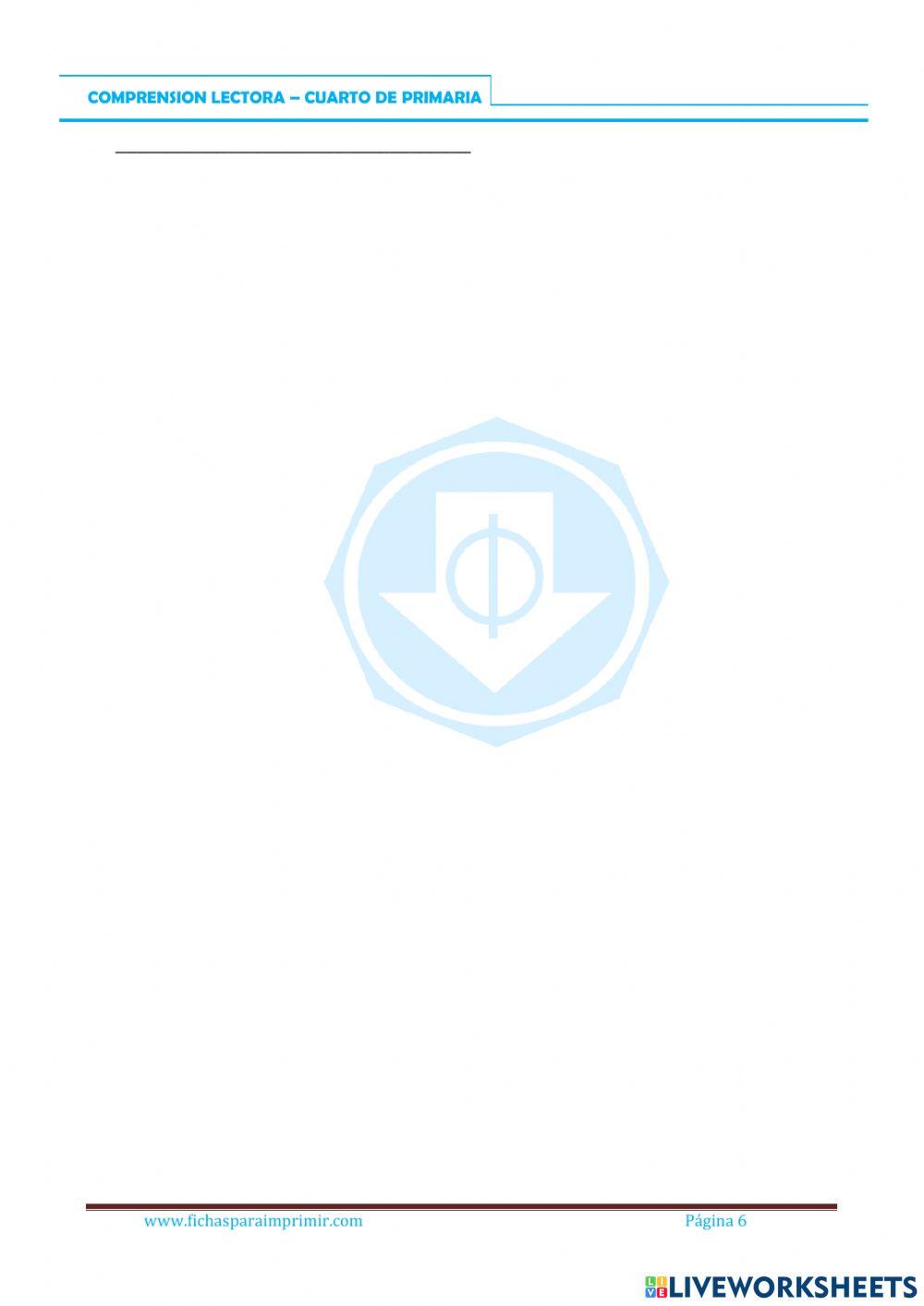 COMPRENSION LECTORA LA PULGA Y EL REY