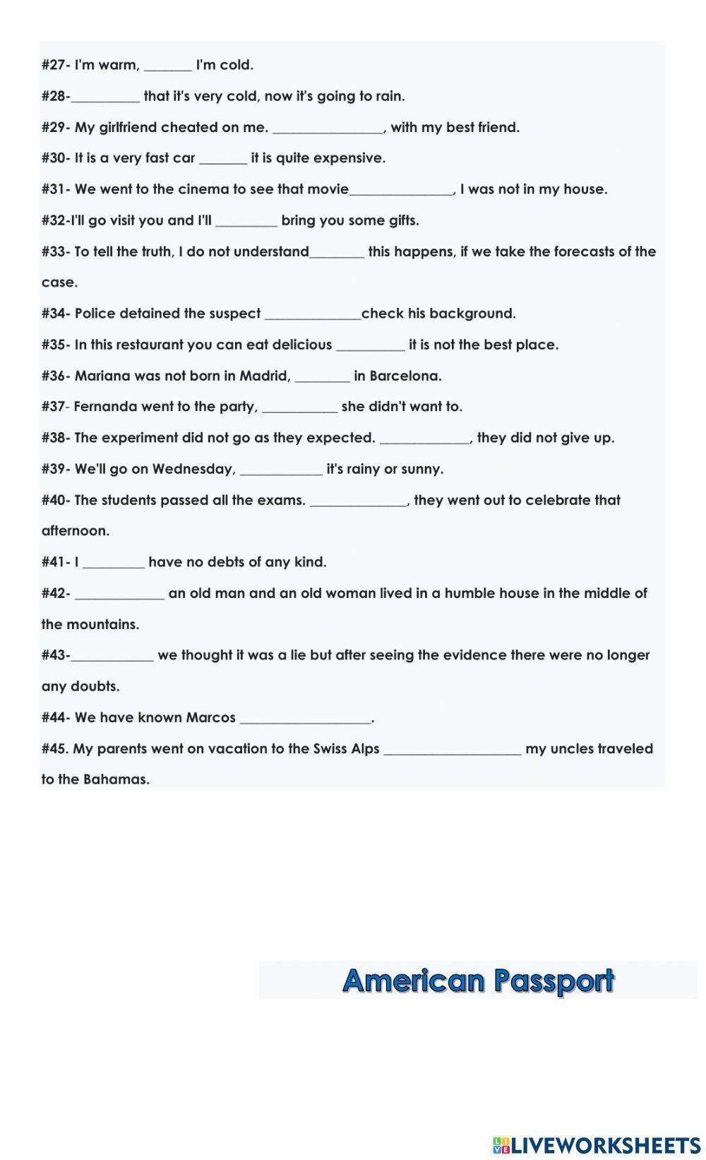 Connectors listening amepassport