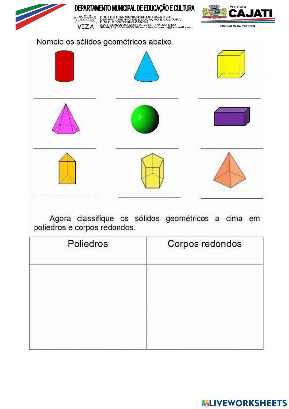Sólidos geométricos