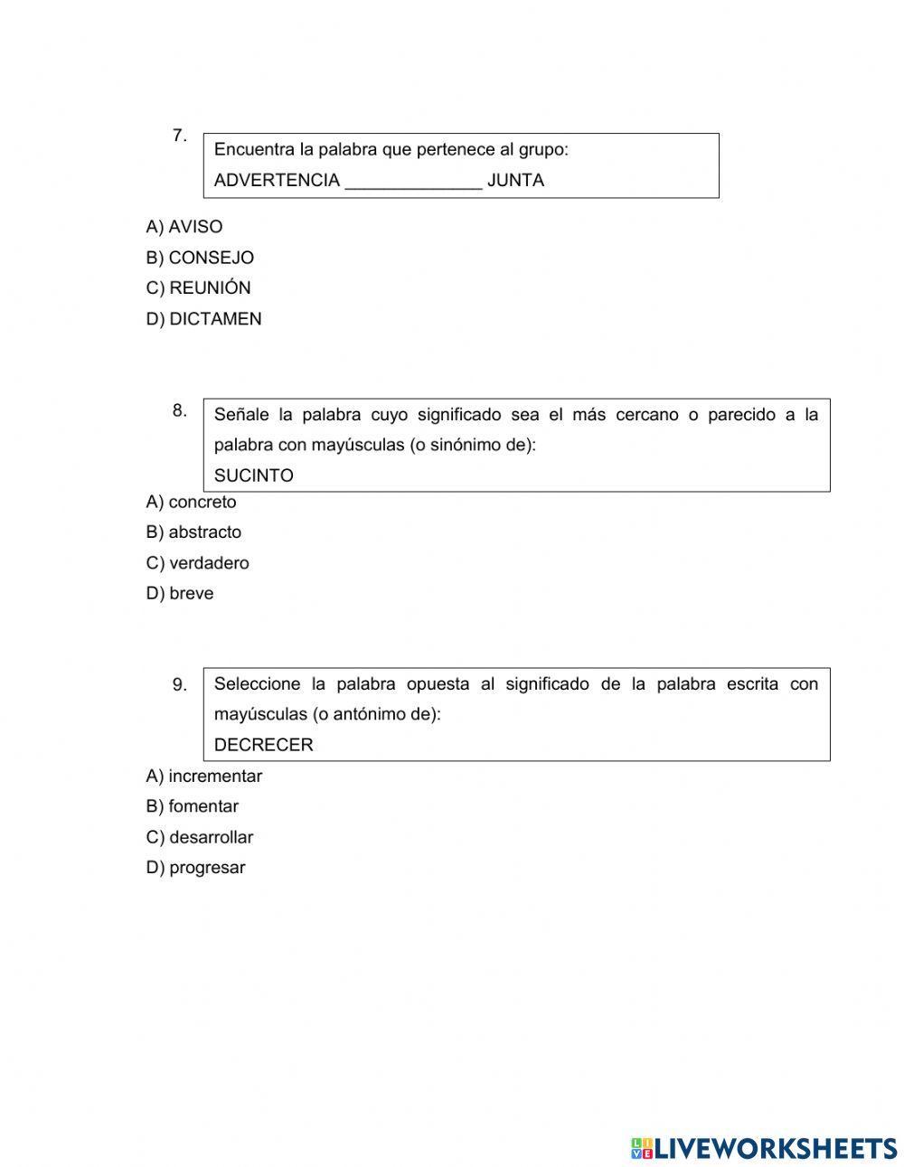 Pensamiento analítico: analogías